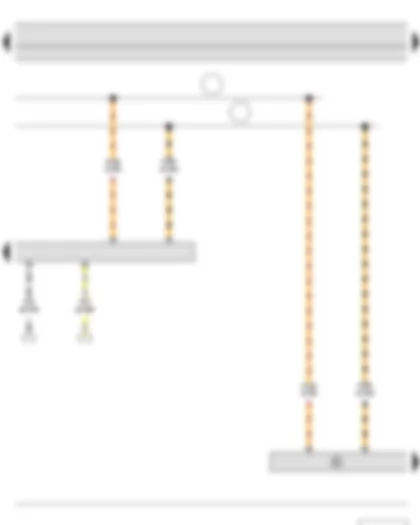 Wiring Diagram  SKODA FABIA II 2013 - Data bus diagnostic interface - Control unit for cornering light and headlight range control