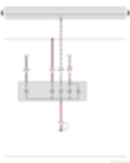 Wiring Diagram  SKODA FABIA II 2013 - Right tail light