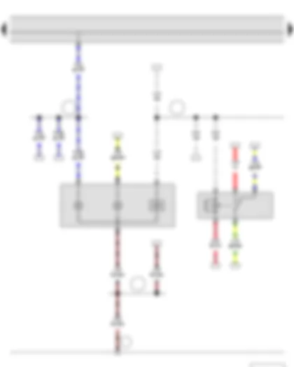Wiring Diagram  SKODA FABIA II 2013 - Relay for headlight flasher - Front left headlight