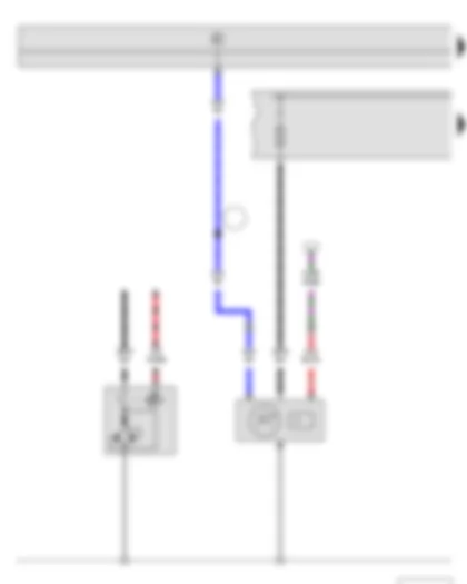 Wiring Diagram  SKODA FABIA II 2011 - Starter - Alternator with voltage regulator - Fuse holder A