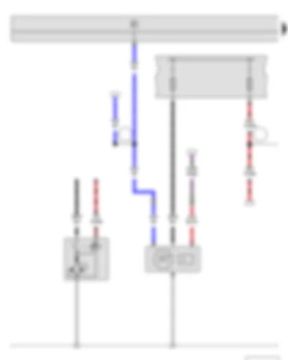 Wiring Diagram  SKODA FABIA II 2011 - Starter - Alternator with voltage regulator - Fuse holder A