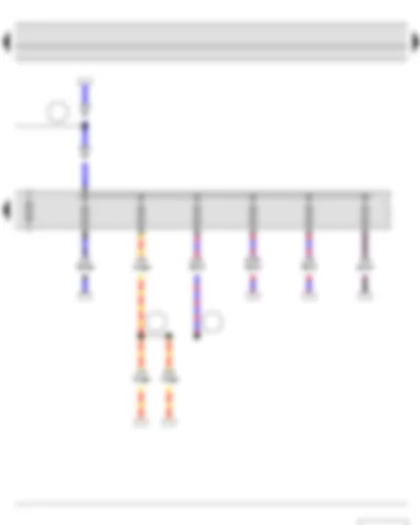 Wiring Diagram  SKODA FABIA II 2011 - Fuse holder B