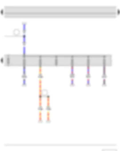 Wiring Diagram  SKODA FABIA II 2012 - Fuse holder B