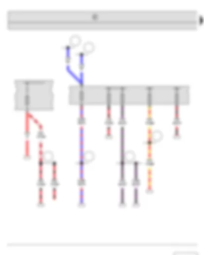 Wiring Diagram  SKODA FABIA II 2013 - Fuse holder A - Fuse holder B