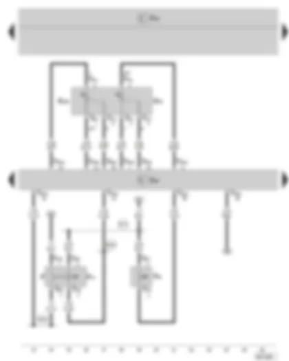 Wiring Diagram  SKODA FABIA II 2008 - Engine control unit - Accelerator pedal position sender - Brake light swith - Brake pedal switch - Clutch pedal switch