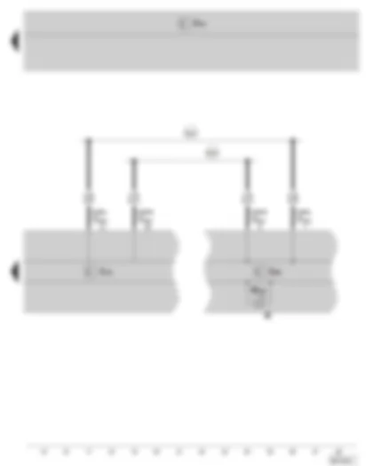 Wiring Diagram  SKODA FABIA II 2008 - ABS control unit - Dash panel insert