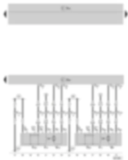 Wiring Diagram  SKODA FABIA II 2007 - Convenience system central control unit - Central locking lock unit - rear left - Central locking lock unit - rear right