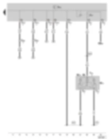 Wiring Diagram  SKODA FABIA II 2008 - Front interior light