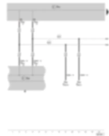 Wiring Diagram  SKODA FABIA II 2010 - Dash panel insert - Connection for: Convenience system central control unit