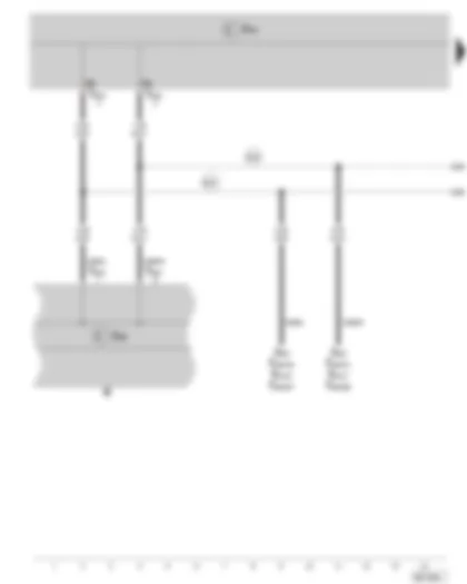 Wiring Diagram  SKODA FABIA II 2010 - Dash panel insert - Connection for: Engine control unit