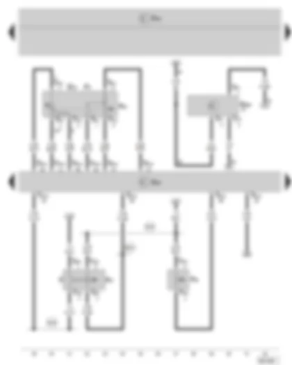 Wiring Diagram  SKODA FABIA II 2007 - Engine control unit - Accelerator pedal position sender - Brake light swith - Brake pedal switch - Clutch pedal switch - Oil level and oil temperature sender