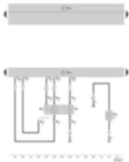 Wiring Diagram  SKODA FABIA II 2008 - Engine control unit - Lambda probe - Heating resistor for crankcase ventilation 