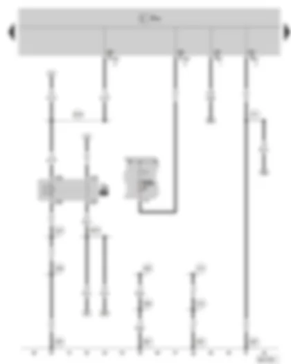 Wiring Diagram  SKODA FABIA II 2008 - X contact relief relay - Fuse holder A on the battery