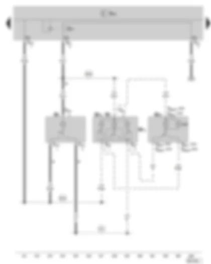 Wiring Diagram  SKODA FABIA II 2007 - Front interior light - Rear interior light