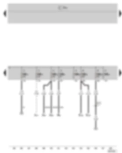 Wiring Diagram  SKODA FABIA II 2008 - Fuse holder B