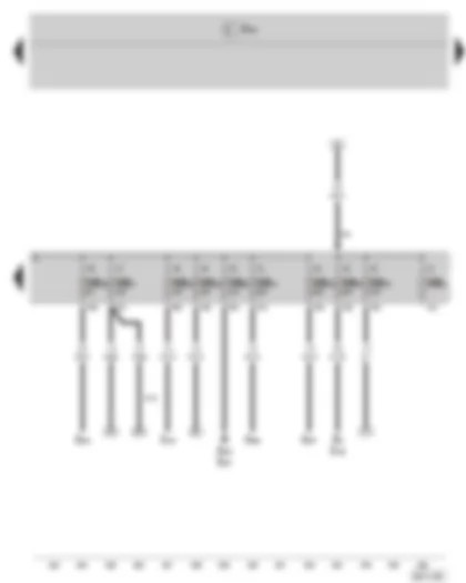 Wiring Diagram  SKODA FABIA II 2007 - Fuse holder B