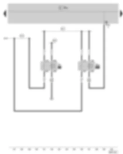 Wiring Diagram  SKODA FABIA II 2007 - Fuel pump relay - Fuel supply relay