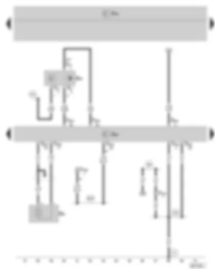 Wiring Diagram  SKODA FABIA II 2007 - Engine control unit - Hall sender - Knock sensor 1
