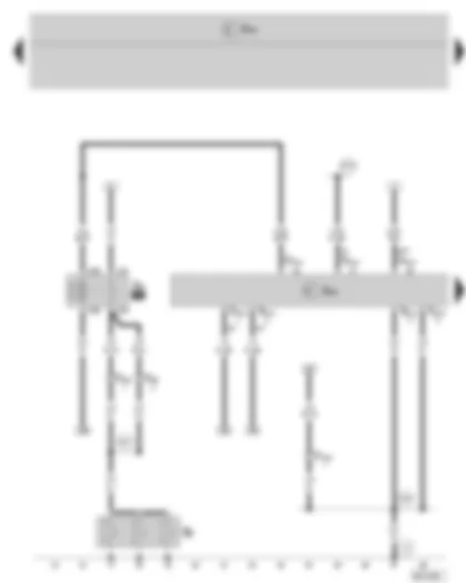 Wiring Diagram  SKODA FABIA II 2007 - Engine control unit - Glow plug relay - Engine glow plug