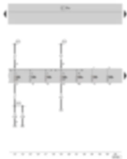 Wiring Diagram  SKODA FABIA II 2008 - Fuse holder B