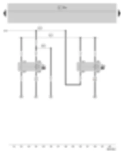 Wiring Diagram  SKODA FABIA II 2007 - Fuel pump relay - Diesel direct injection system relay