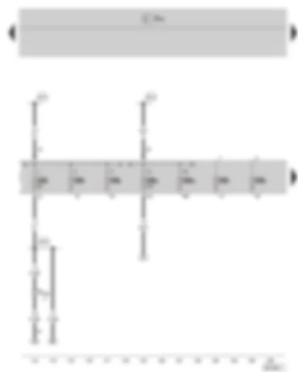 Wiring Diagram  SKODA FABIA II 2007 - Fuse holder B