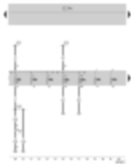 Wiring Diagram  SKODA FABIA II 2008 - Fuse holder B