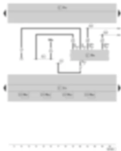 Wiring Diagram  SKODA FABIA II 2008 - ABS control unit - Steering angle sender