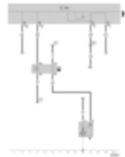 Wiring Diagram  SKODA FABIA II 2010 - Starter - Starter lock relay