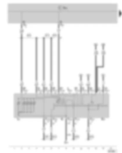 Wiring Diagram  SKODA FABIA II 2007 - Light switch