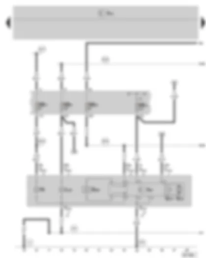 Wiring Diagram  SKODA FABIA II 2007 - Left headlight - Fuse holder B