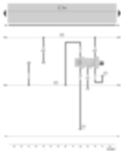 Wiring Diagram  SKODA FABIA II 2008 - Headlight dip relay