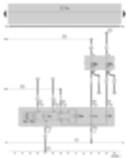 Wiring Diagram  SKODA FABIA II 2008 - Right headlight - Fuse holder B