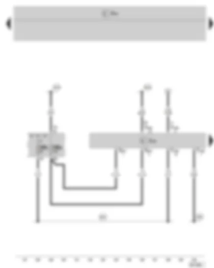Wiring Diagram  SKODA FABIA II 2007 - Cornering light and headlight range control - control unit - Fuse holder B
