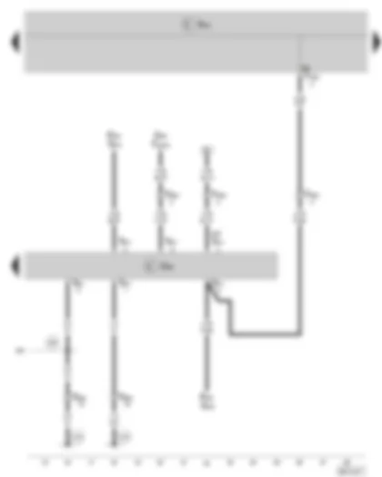 Wiring Diagram  SKODA FABIA II 2007 - Door control unit - driver side