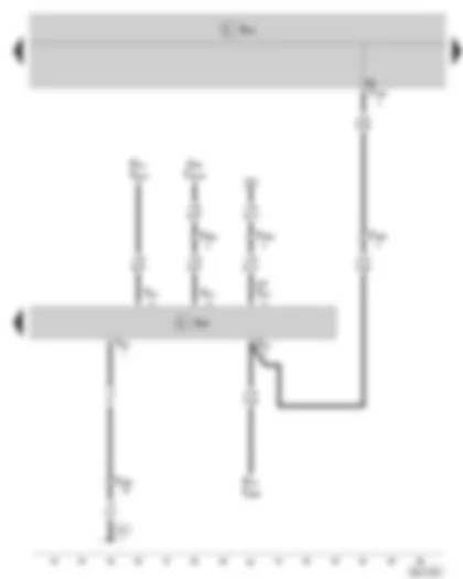 Wiring Diagram  SKODA FABIA II 2008 - Door control unit - front passenger side