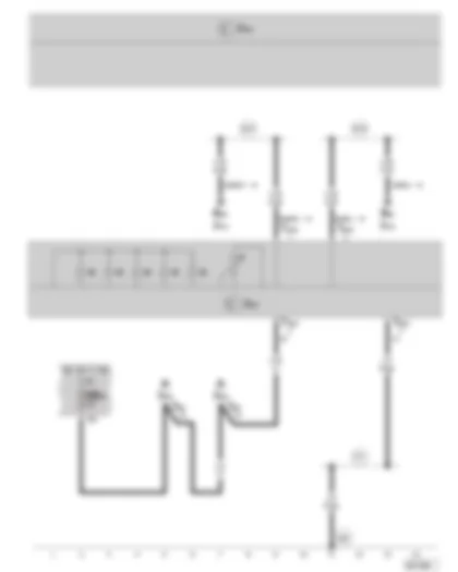 Wiring Diagram  SKODA FABIA II 2009 - Steering column electronics control unit - Fuse holder B