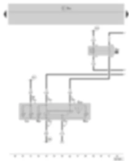 Wiring Diagram  SKODA FABIA II 2007 - Heated front passenger seat switch - Heated front passenger seat relay