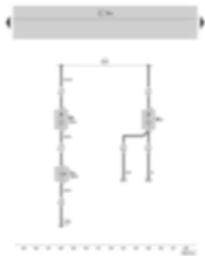 Wiring Diagram  SKODA FABIA II 2008 - Glove box light - luggage compartment light