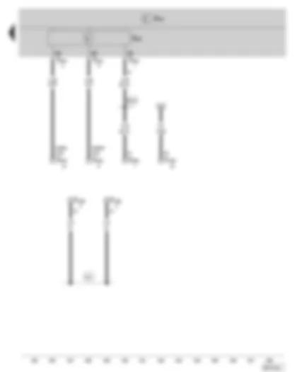 Wiring Diagram  SKODA FABIA II 2009 - Connector for diagnostic connection - Data bus diagnostic interface