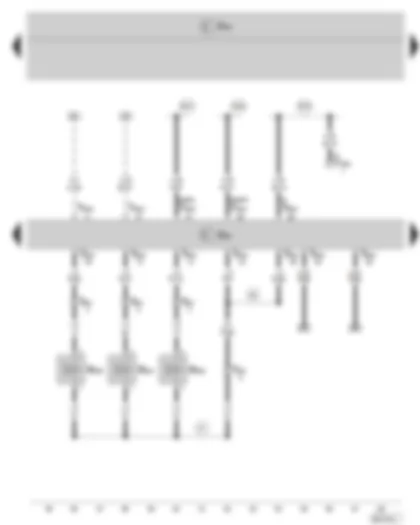 Wiring Diagram  SKODA FABIA II 2010 - Engine control unit - Unit injector solenoid valve