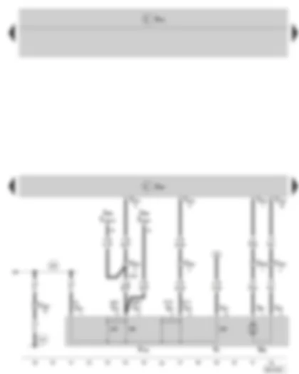 Wiring Diagram  SKODA FABIA II 2009 - Convenience system central control unit - Central locking lock unit - driver side