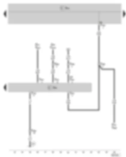 Wiring Diagram  SKODA FABIA II 2008 - Door control unit - front passenger side