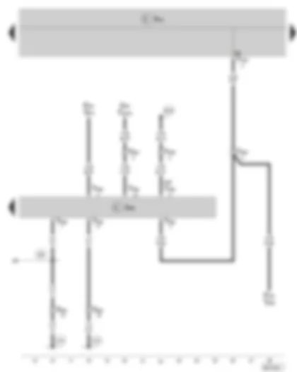 Wiring Diagram  SKODA FABIA II 2008 - Door control unit - driver side
