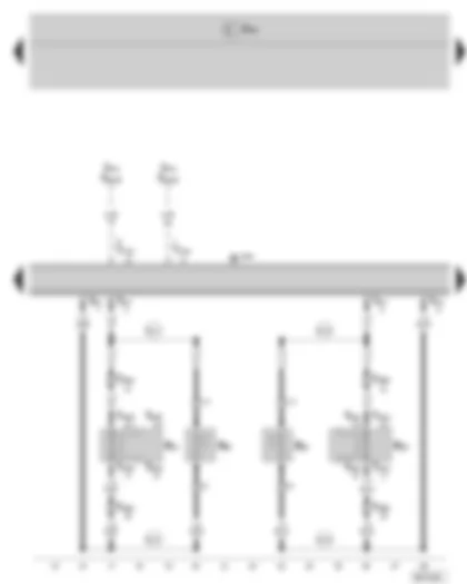 Wiring Diagram  SKODA FABIA II 2009 - Radio - front loudspeaker