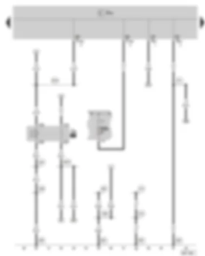 Wiring Diagram  SKODA FABIA II 2009 - X contact relief relay - Fuse holder A on the battery