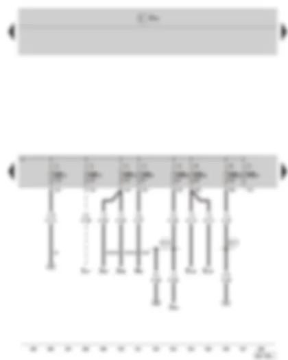 Wiring Diagram  SKODA FABIA II 2009 - Fuse holder B