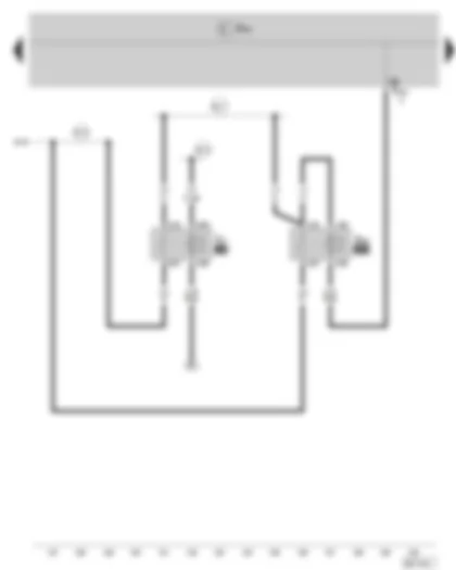 Wiring Diagram  SKODA FABIA II 2010 - Fuel pump relay - Fuel supply relay