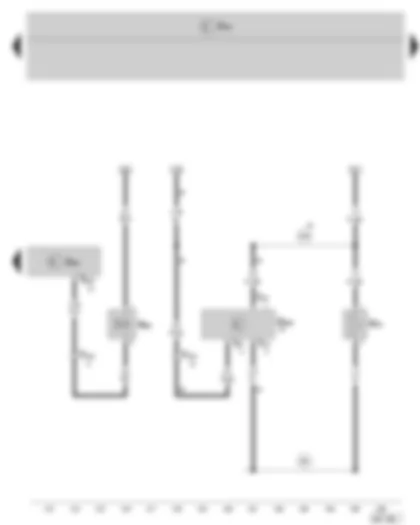 Wiring Diagram  SKODA FABIA II 2009 - Engine control unit - Oil level and oil temperature sender - Heating resistor for crankcase ventilation - Activated charcoal filter system solenoid valve 1