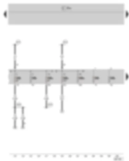 Wiring Diagram  SKODA FABIA II 2009 - Fuse holder B